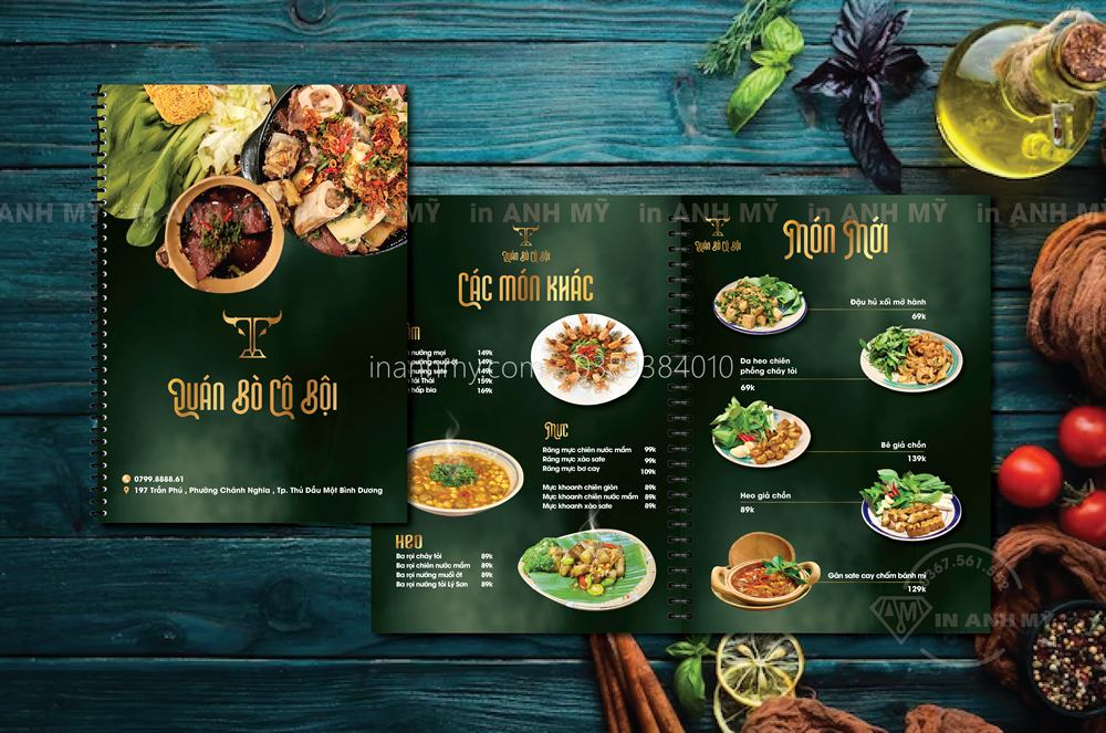Menu Nhà hàng